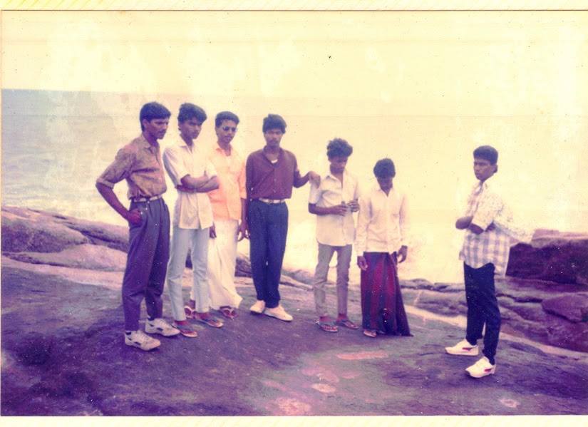 Friends at Muttom Beach